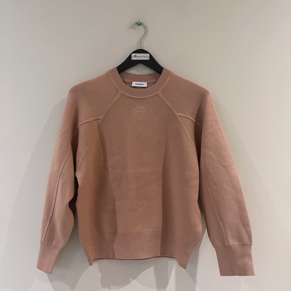 SANDRO logo woven sweatshirt T1/S - Picture 4 of 8